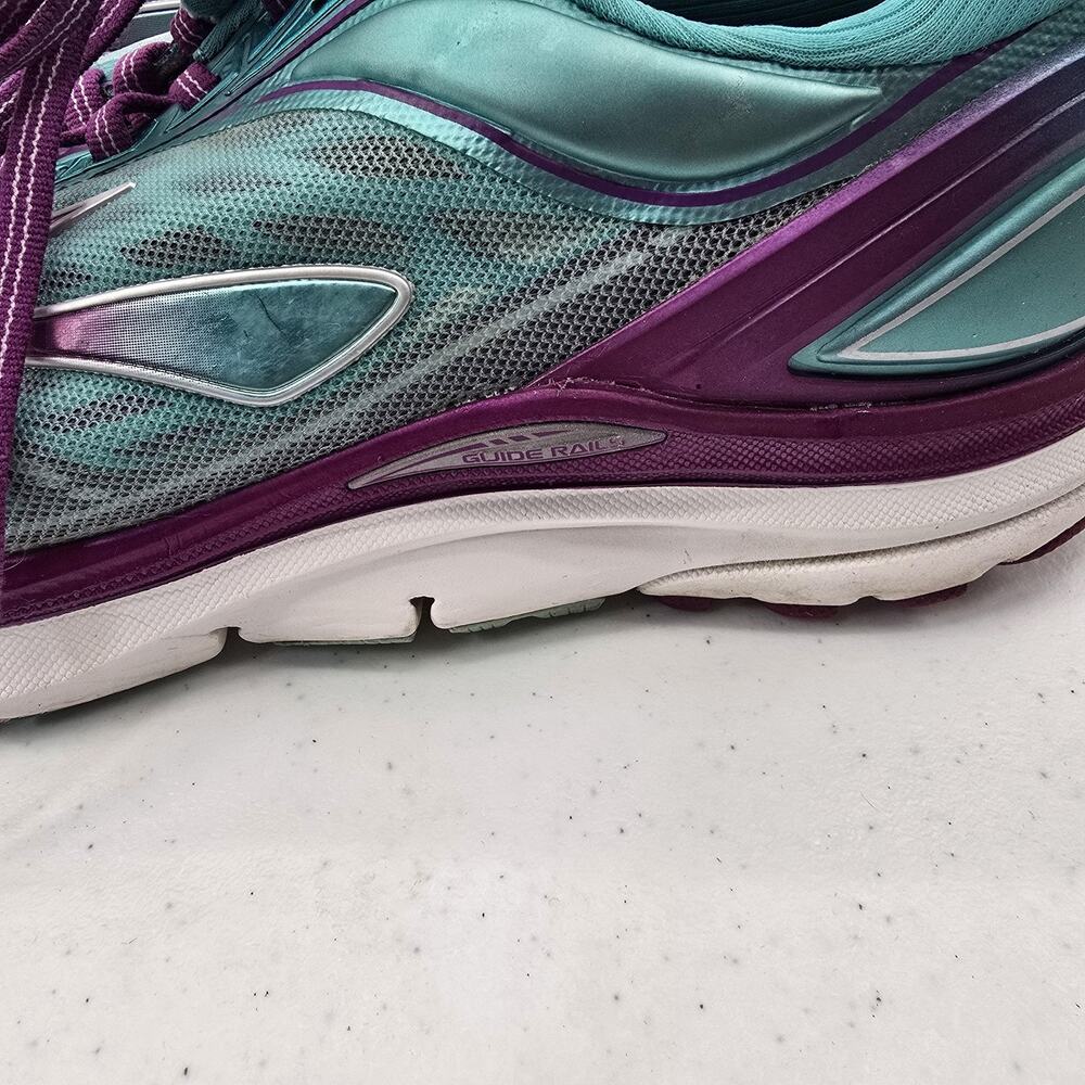 Brooks Transcend 3 Women's Size 10.5 Teal Purple Running Shoes - Picture 5 of 14